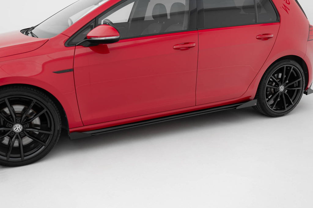 Difusores de taloneras Street Pro + flaps para Volkswagen Golf R / R-Line Mk7 Facelift