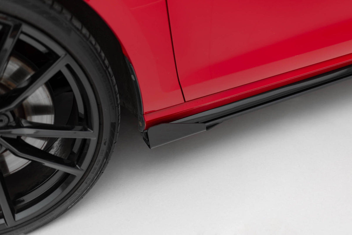 Difusores de taloneras Street Pro + flaps para Volkswagen Golf R / R-Line Mk7 Facelift