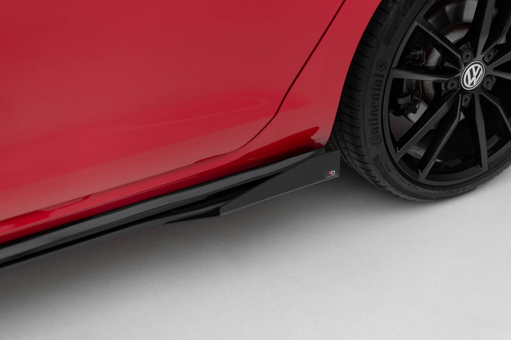 Difusores de taloneras Street Pro + flaps para Volkswagen Golf R / R-Line Mk7 Facelift
