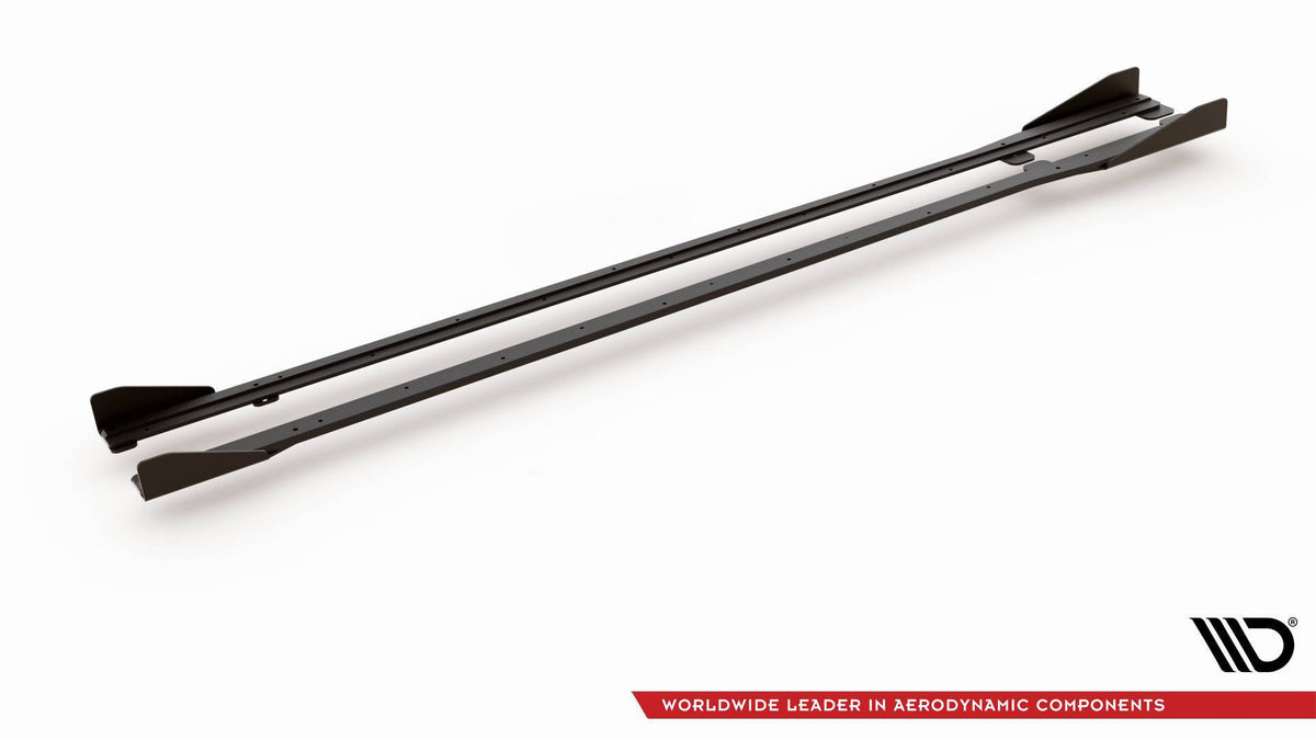 Difusores de taloneras Street Pro + flaps para Volkswagen Golf R / R-Line Mk7 Facelift