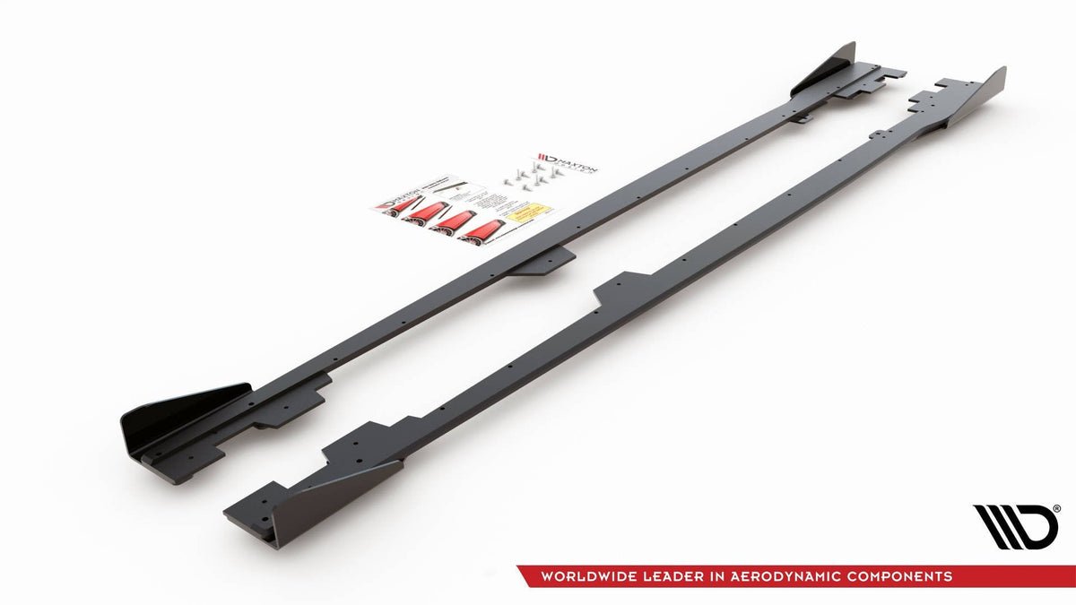 Difusores de taloneras Street Pro + flaps para BMW 1 F21 M135i / M140i / M-Pack