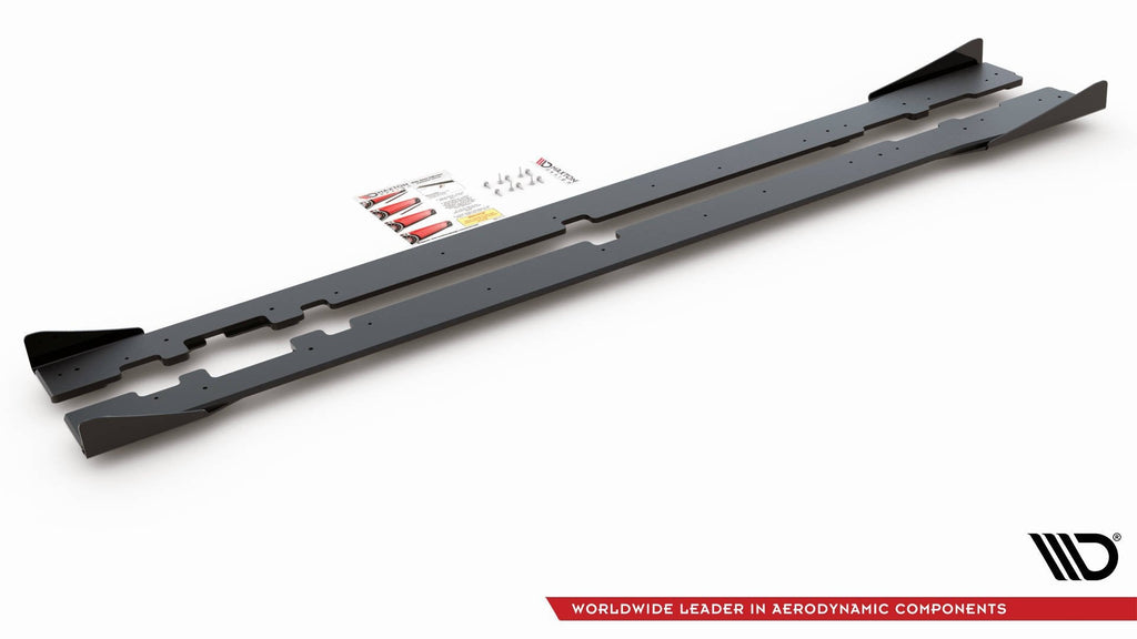 Difusores de taloneras Street Pro + flaps para Mercedes-AMG C43 / AMG-Line Coupe C205