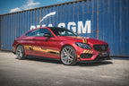Difusores de taloneras Street Pro + flaps para Mercedes-AMG C43 / AMG-Line Coupe C205