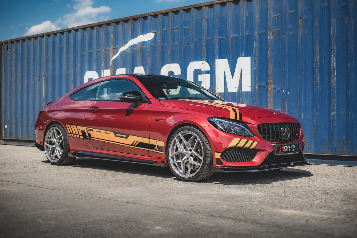 Difusores de taloneras Street Pro + flaps para Mercedes-AMG C43 / AMG-Line Coupe C205