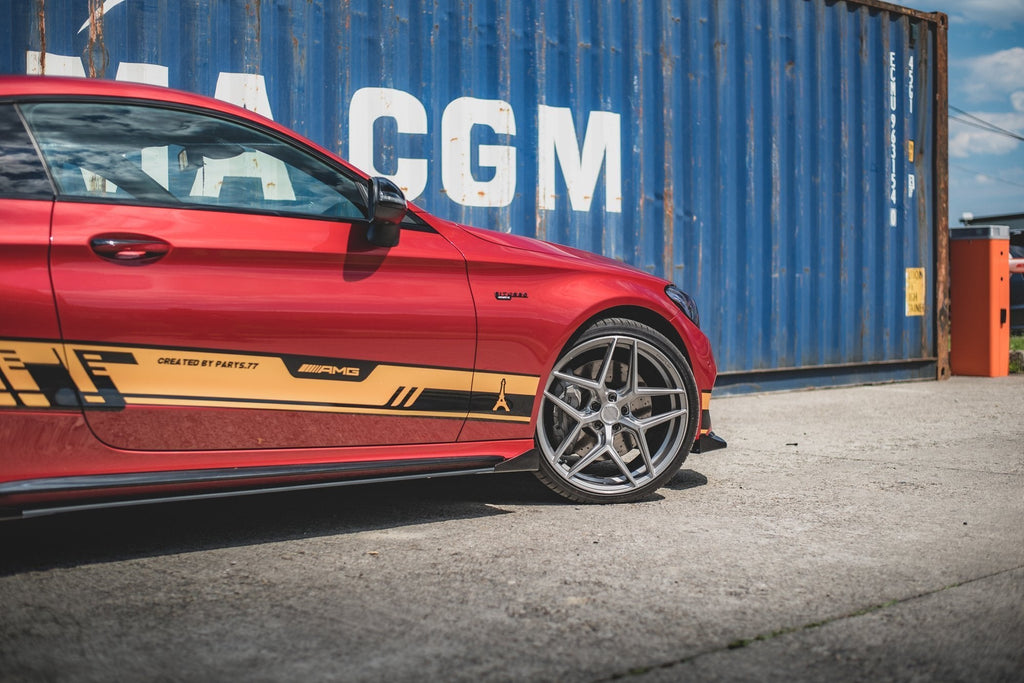 Difusores de taloneras Street Pro + flaps para Mercedes-AMG C43 / AMG-Line Coupe C205