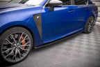 Difusores de taloneras Street Pro para Lexus GS F Mk4 Facelift