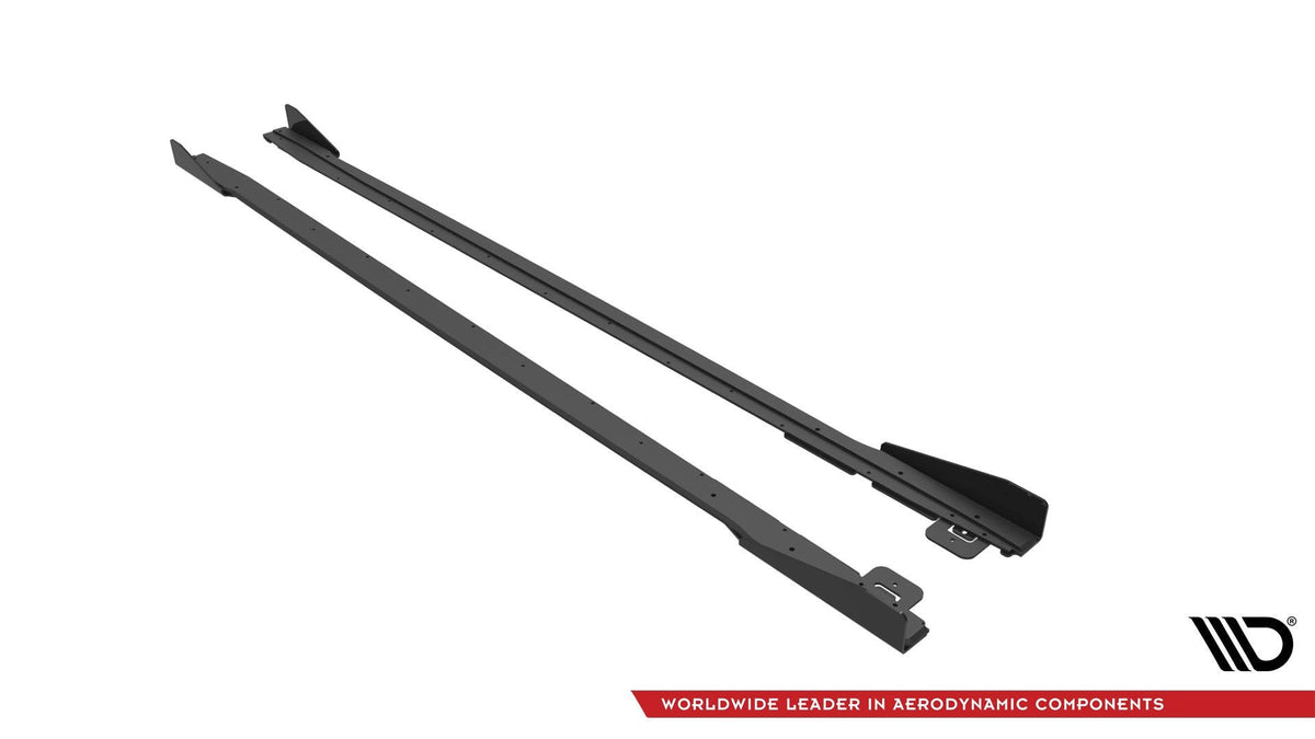 Difusores de taloneras Street Pro V.1 + flaps para Ford Mustang GT Mk6 Facelift