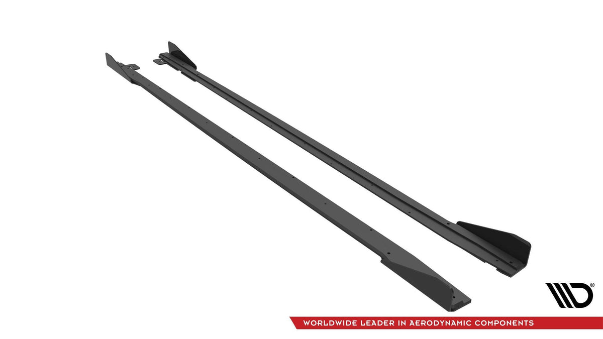 Difusores de taloneras Street Pro V.1 + flaps para Ford Mustang GT Mk6 Facelift