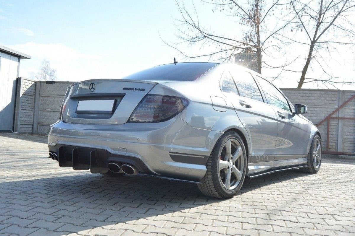 Difusor trasero V.1 para Mercedes C W204 AMG-Line (Facelift)