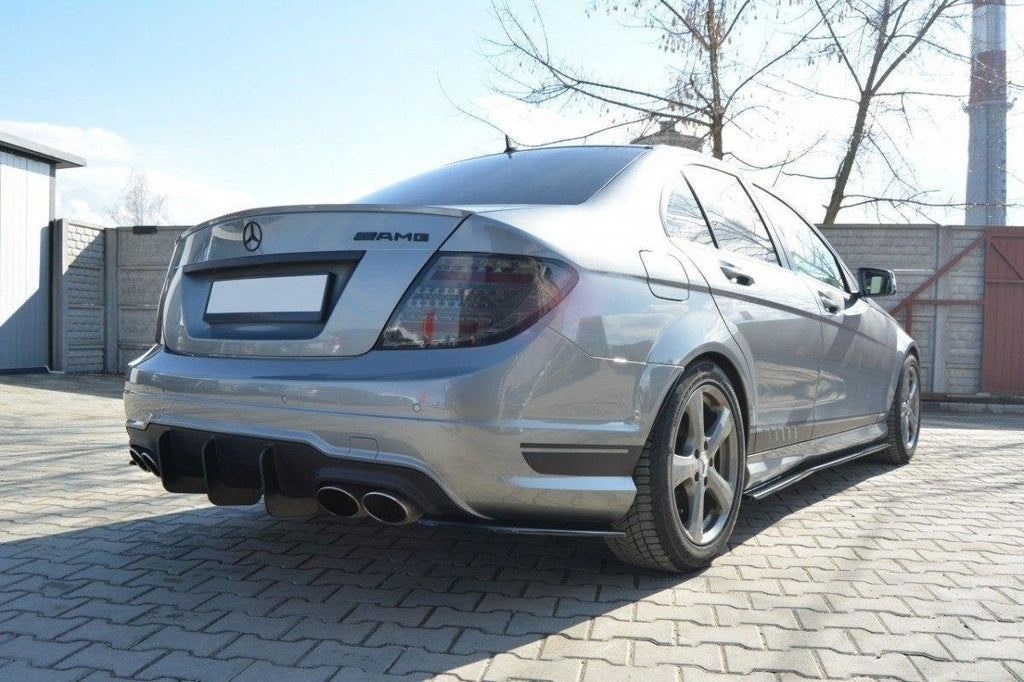 Difusor trasero V.2 para Mercedes C W204 AMG-Line (Facelift)