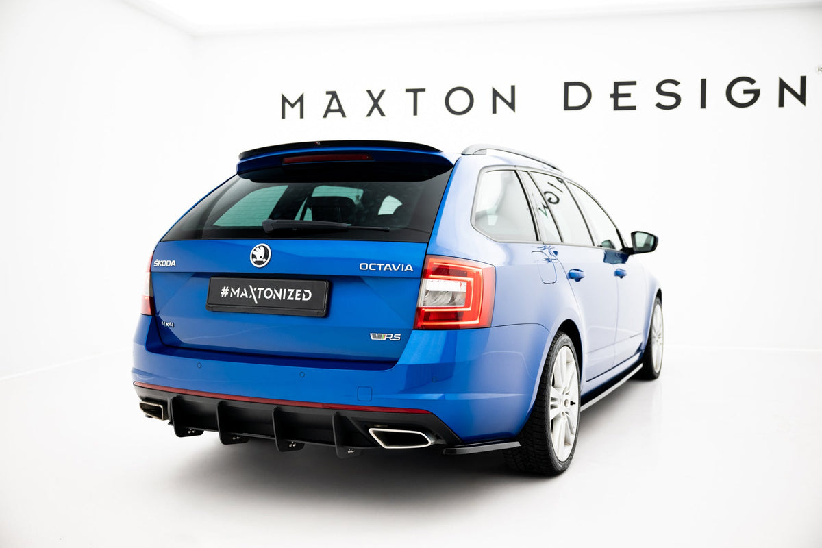 Difusor trasero para Skoda Octavia RS Mk3 / Mk3 Facelift Hatchback / Estate