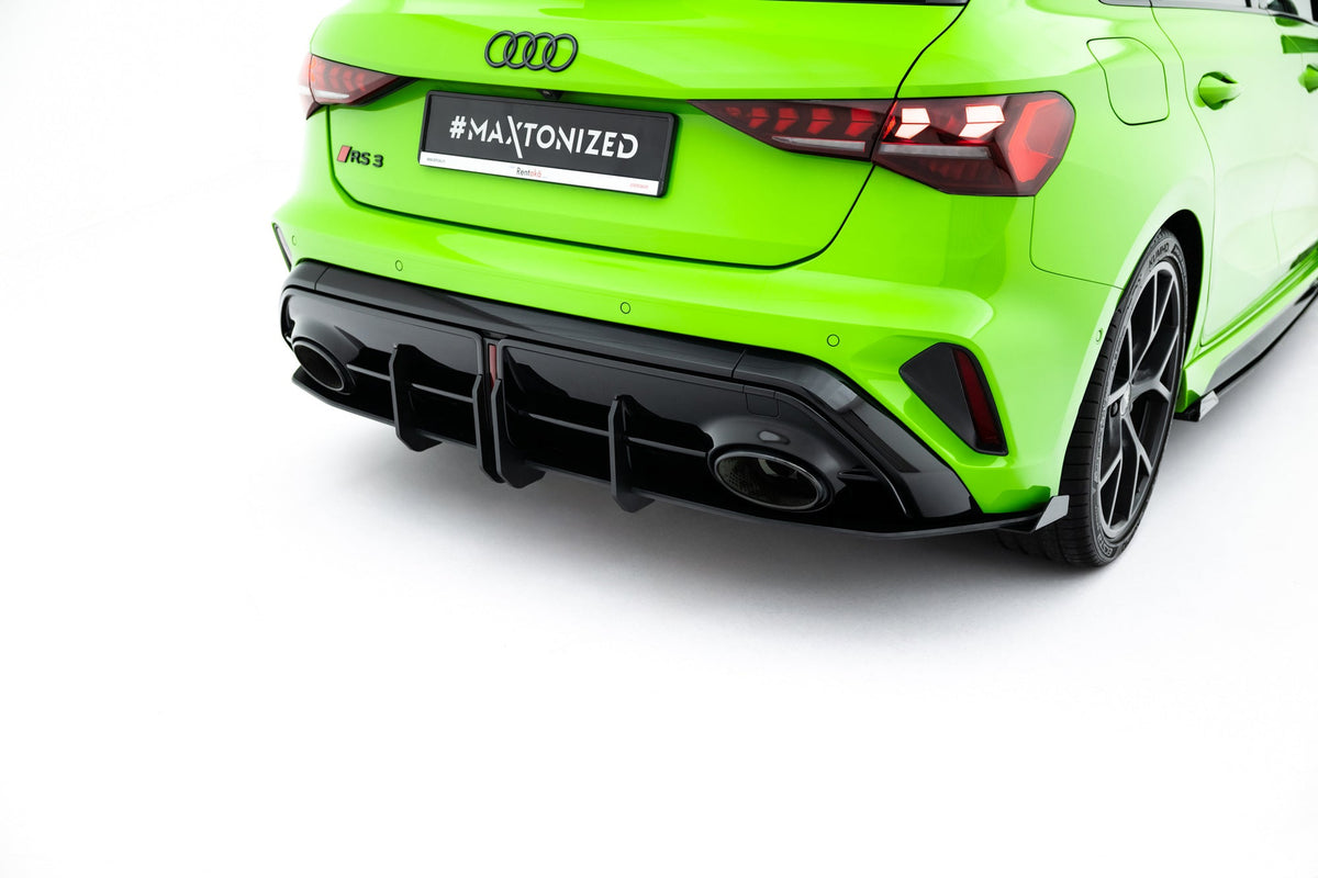Difusor trasero Street Pro + flaps para Audi RS3 Sportback 8Y Facelift