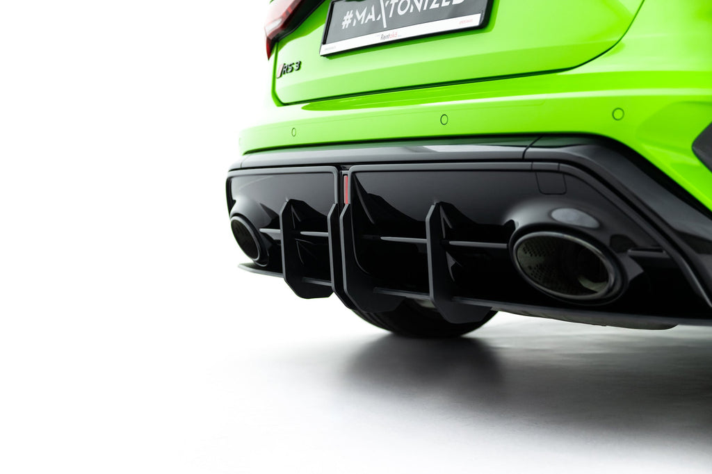Difusor trasero Street Pro + flaps para Audi RS3 Sportback 8Y Facelift