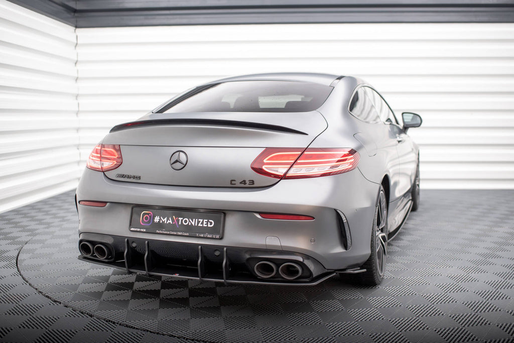 Difusor trasero Street Pro para Mercedes-AMG C43 Coupe / Cabrio C205 Facelift / A205 Facelift