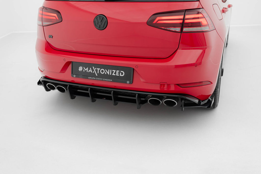 Difusor trasero Street Pro para Volkswagen Golf R Mk7 Facelift