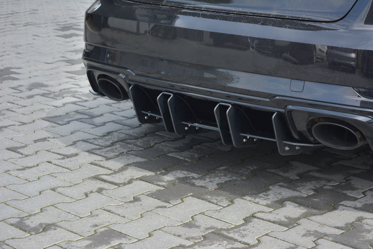 Difusor trasero V.2 para Audi RS3 8V Facelift Sportback