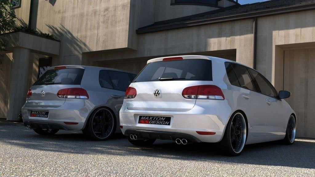 Difusor trasero para Volkswagen Golf Mk6 WITH 2 Exhaust HOLE