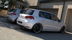 Difusor trasero para Volkswagen Golf Mk6 WITH 2 Exhaust HOLE