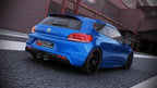 Difusor trasero para Volkswagen Scirocco Mk3 R with 2 Exhaust holes