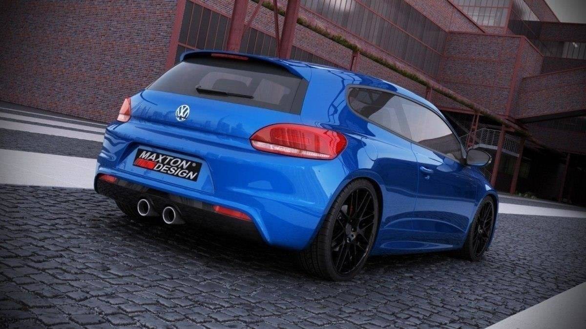 Difusor trasero para Volkswagen Scirocco Mk3 R with 2 Exhaust holes