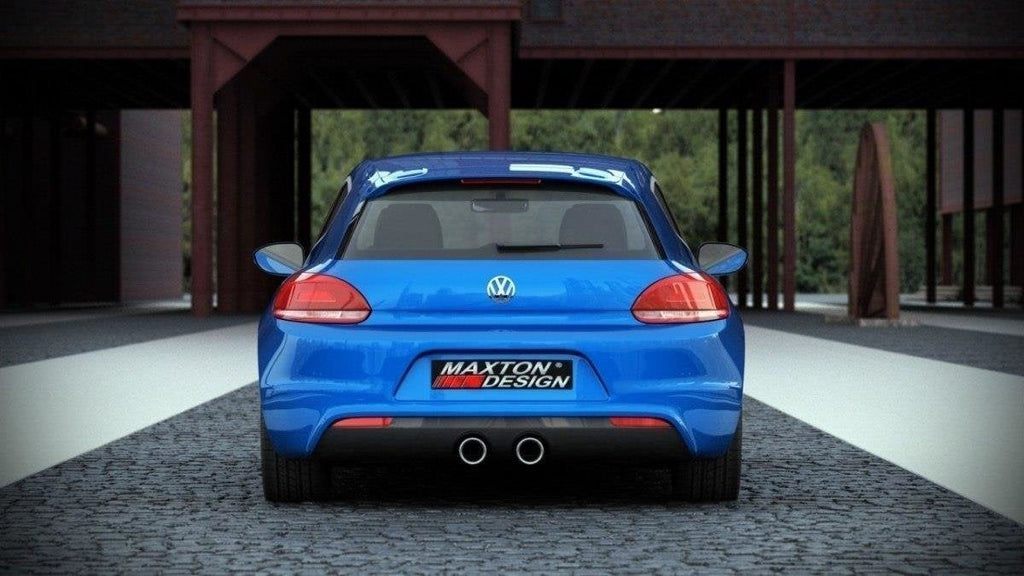 Difusor trasero para Volkswagen Scirocco Mk3 R with 2 Exhaust holes
