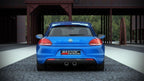 Difusor trasero para Volkswagen Scirocco Mk3 R with 2 Exhaust holes
