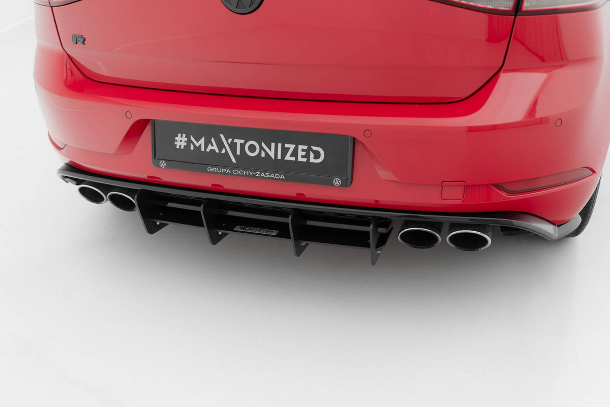 Difusor trasero para Volkswagen Golf R Mk7 Facelift