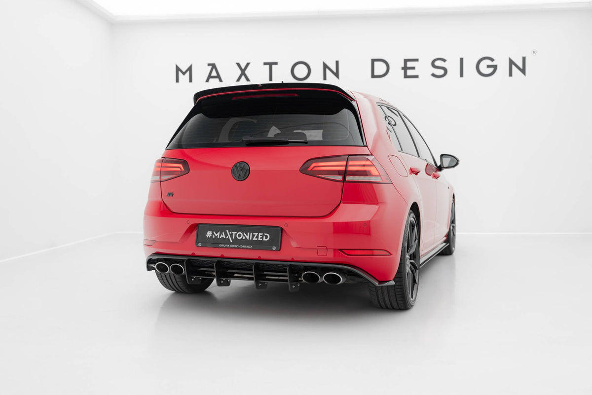 Difusor trasero para Volkswagen Golf R Mk7 Facelift