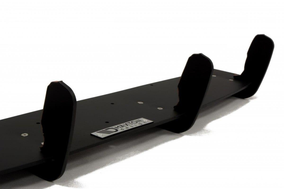 Difusor trasero y splitters laterales traseros para Audi A6 S-Line C7 (Exhaust 1x2)