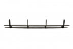 Difusor trasero y splitters laterales traseros para Audi A6 S-Line Sedan / Avant C7 (Exhaust 2x1)