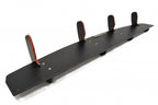 Difusor trasero y splitters laterales traseros para Audi A6 S-Line Sedan / Avant C7 (Exhaust 2x1)