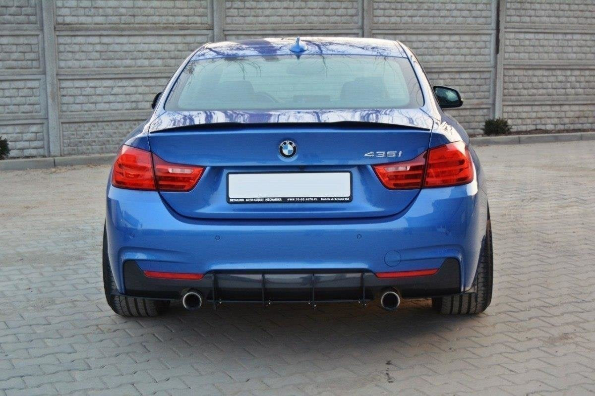 Difusor trasero y splitters laterales traseros para BMW 4 Coupe / Gran Coupe / Cabrio M-Pack F32 / F36 / F33