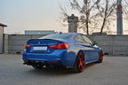 Difusor trasero y splitters laterales traseros para BMW 4 Coupe / Gran Coupe / Cabrio M-Pack F32 / F36 / F33