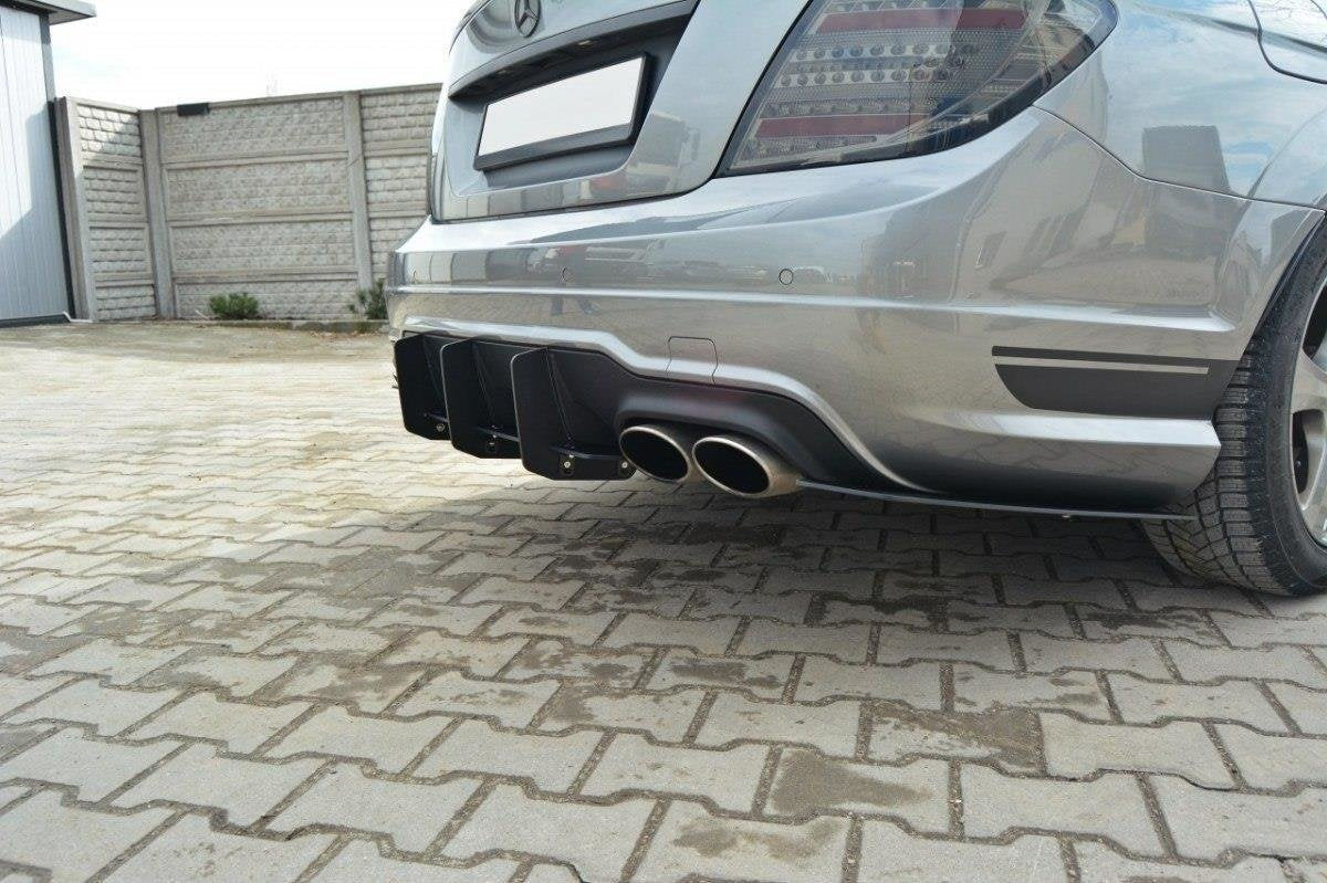Difusor trasero y splitters laterales traseros para Mercedes-Benz C Sedan / Estate AMG-Line W204 / S204