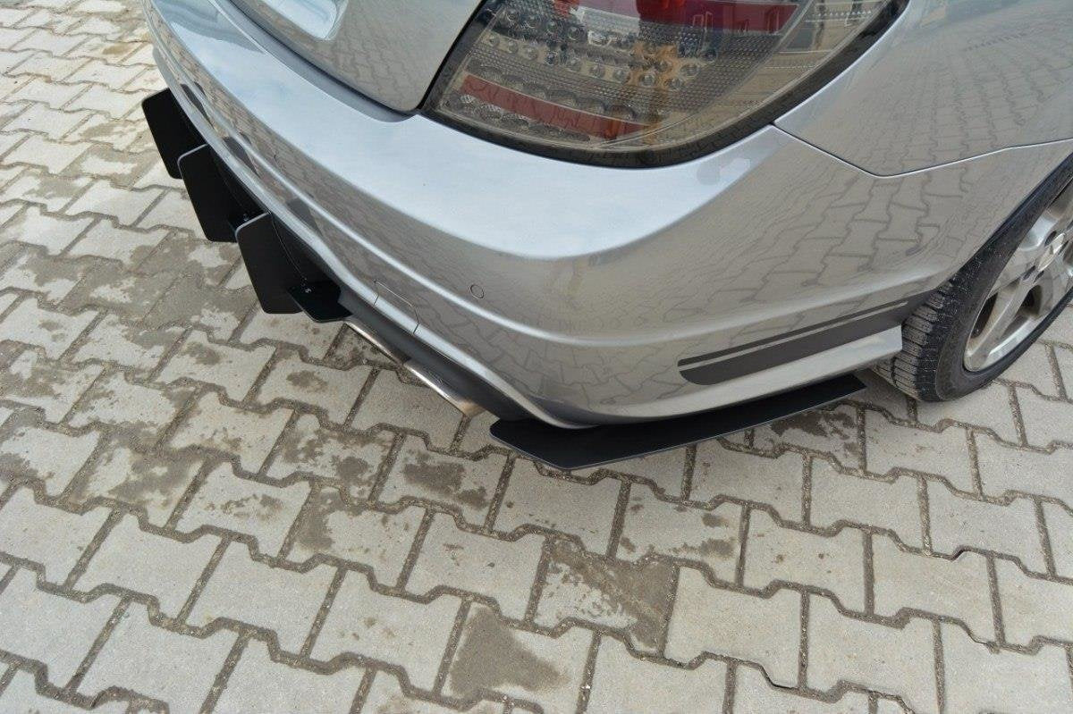 Difusor trasero y splitters laterales traseros para Mercedes-Benz C Sedan / Estate AMG-Line W204 / S204