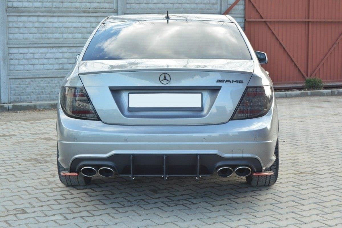 Difusor trasero y splitters laterales traseros para Mercedes-Benz C Sedan / Estate AMG-Line W204 / S204