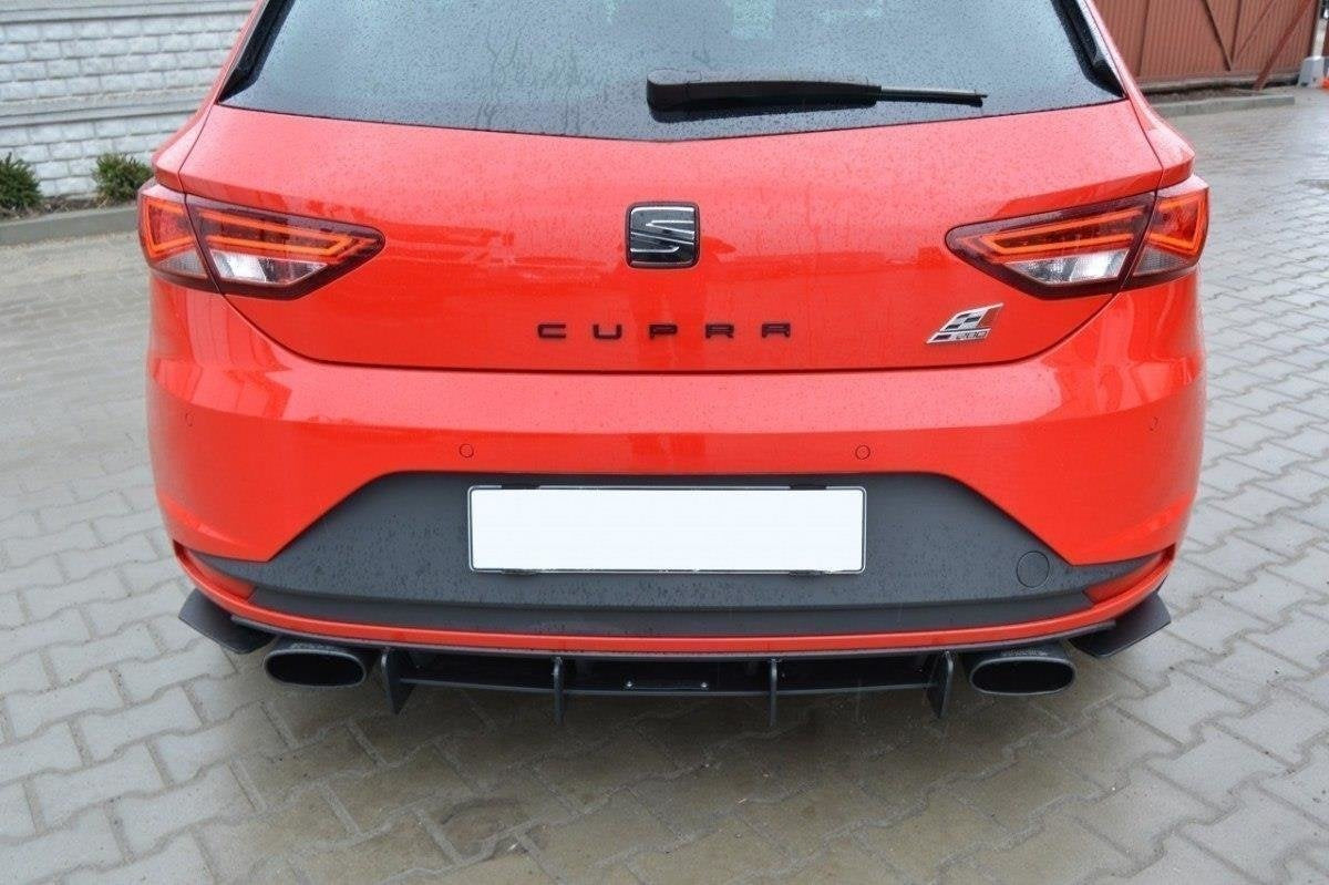 Difusor trasero y splitters laterales traseros para Seat Leon Mk3 Cupra