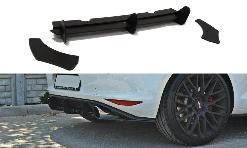 Difusor trasero y splitters laterales traseros para Volkswagen Golf Mk7 GTI