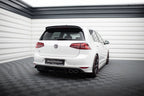 Difusor trasero y splitters laterales traseros para Volkswagen Golf Mk7 R Hatchback