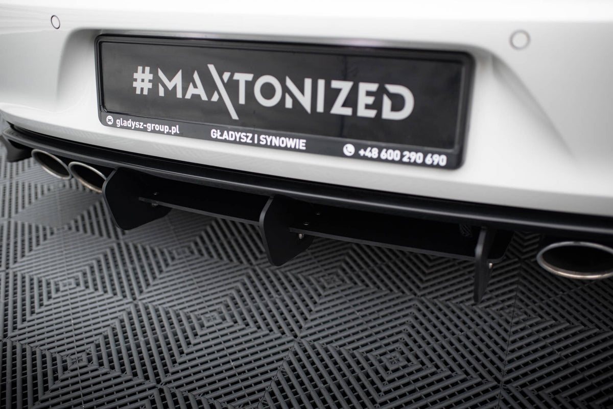 Difusor trasero y splitters laterales traseros para Volkswagen Golf Mk7 R Hatchback