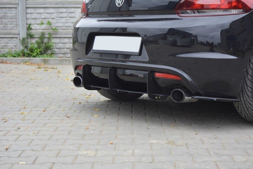 Difusor trasero y splitters laterales traseros para Volkswagen Scirocco R