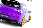 Flaps laterales traseros V.2 para Volkswagen Golf R Hatchback Mk8 / Mk8 Facelift