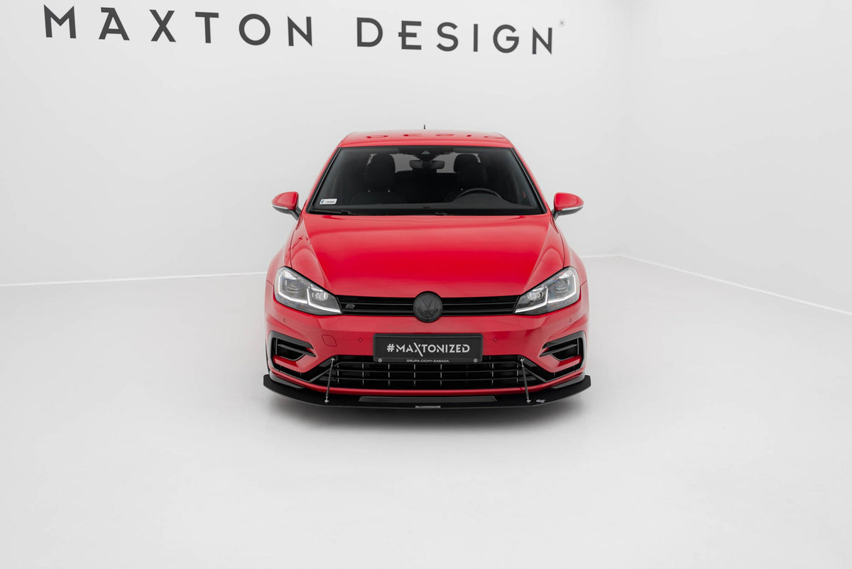 Splitter delantero Racing Hybrid para Volkswagen Golf Mk7 R / R-Line Facelift