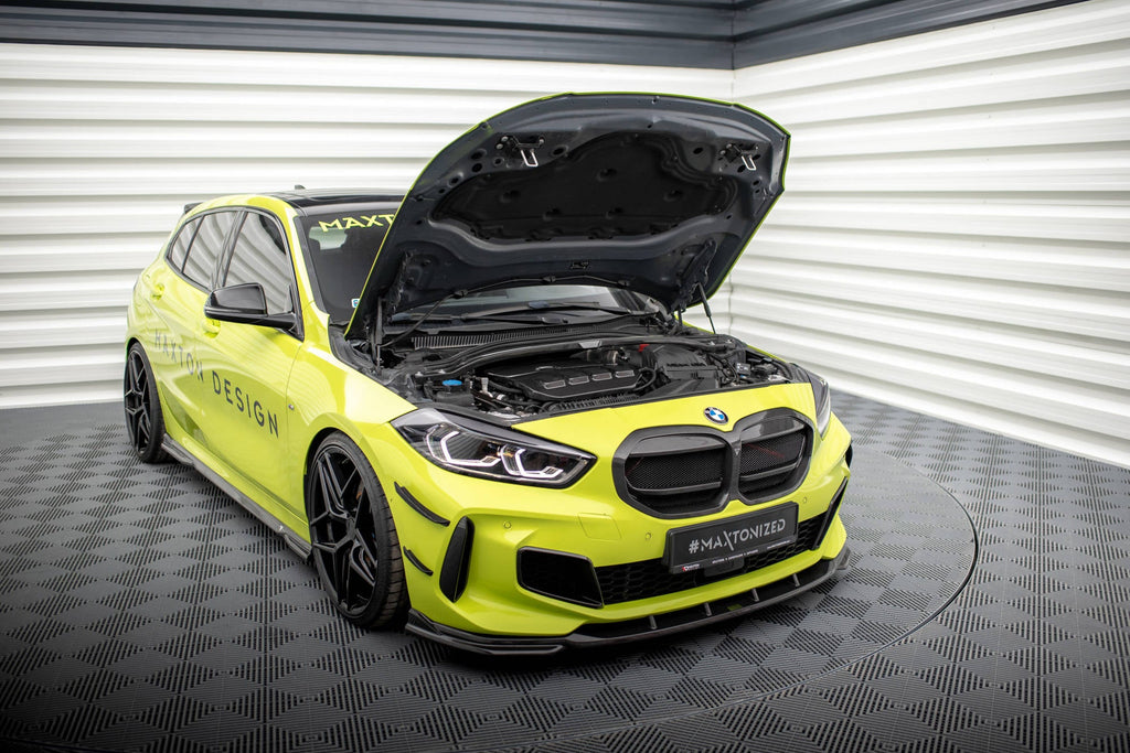 De fibra de carbono Tapa de barra de torretas para BMW M135i F40 / F70