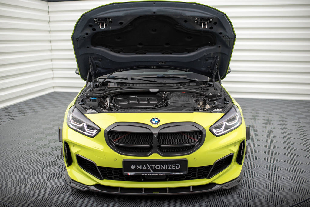 De fibra de carbono Tapa de motor para BMW M135i F40 / F70
