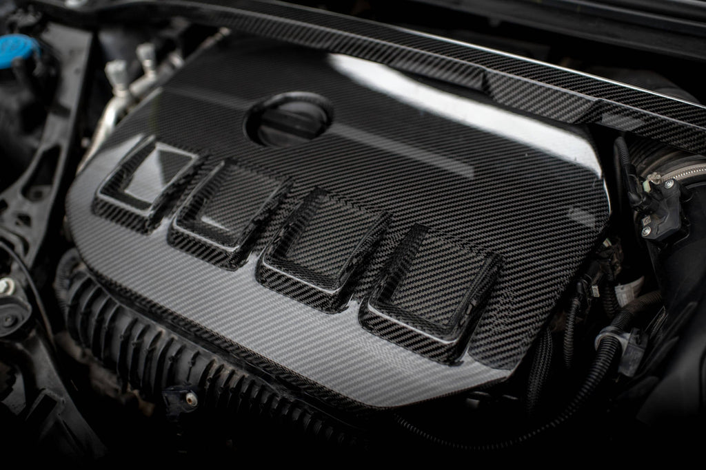 De fibra de carbono Tapa de motor para BMW M135i F40 / F70