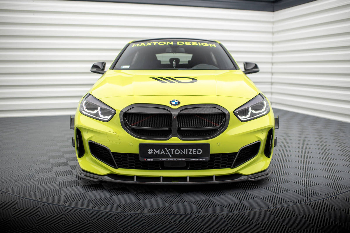 De fibra de carbono Canards de parachoques delantero Prepreg para BMW 1 M-Pack / M135i / 128ti F40