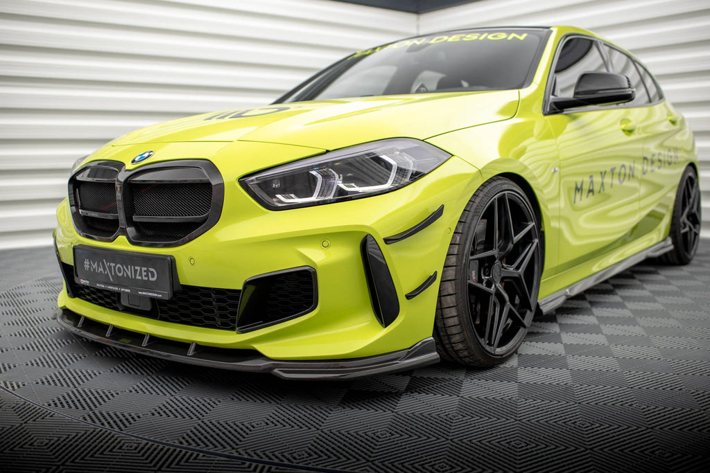 De fibra de carbono Canards de parachoques delantero Prepreg para BMW 1 M-Pack / M135i / 128ti F40