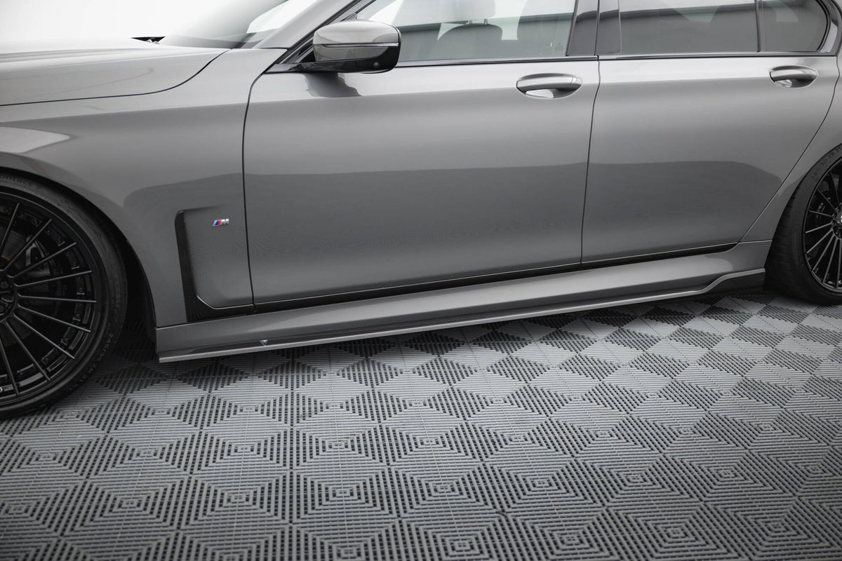 Taloneras de fibra de carbono prepreg para BMW 7 M-Pack G11 Facelift