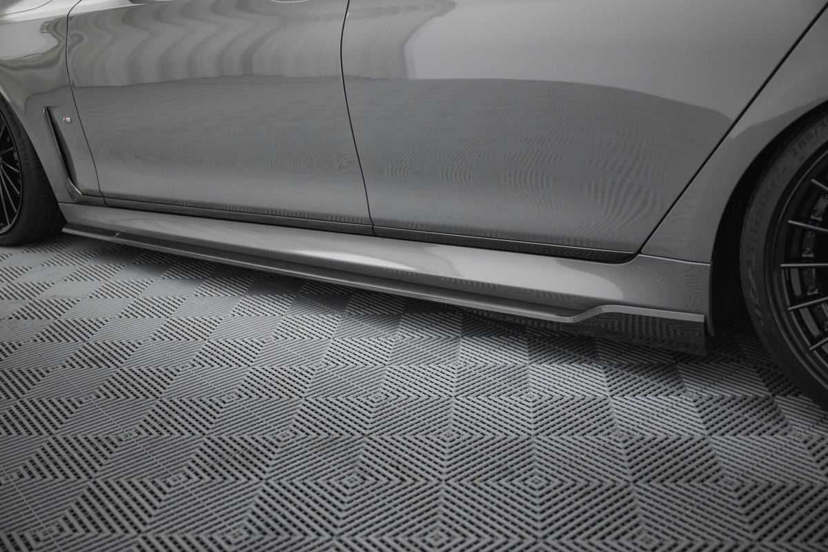 Taloneras de fibra de carbono prepreg para BMW 7 M-Pack G11 Facelift